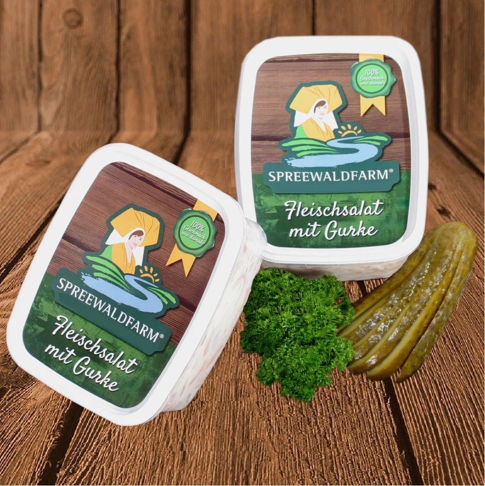 Fleischsalat mit Gurke